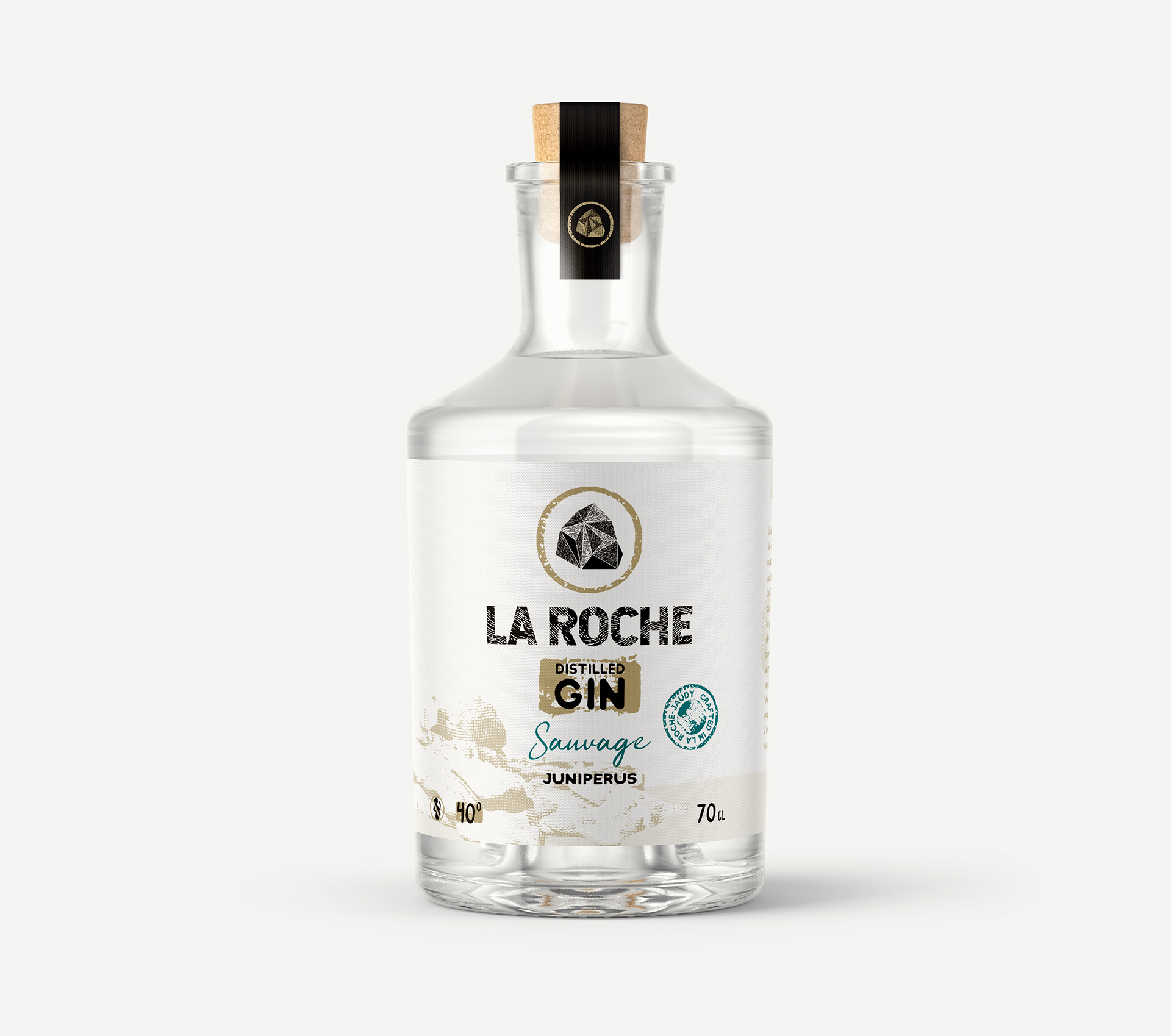 Packaging - étiquette bouteille distillerie Ar Roc'h