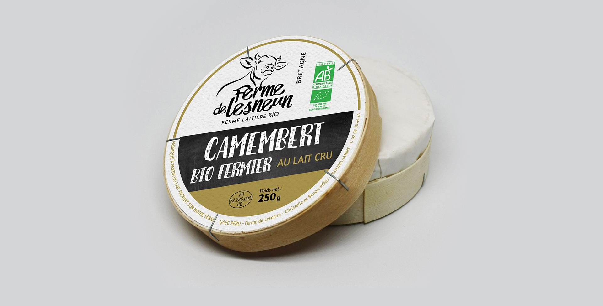 packaging boite camembert